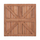 Tabaka tavoline Square Tabletop HM18135, dru teak masiv, 60x60 cm, natyrale