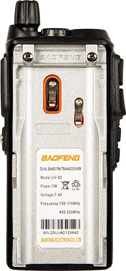 Radiotelefon Baofeng UV-82, dual-band VHF UHF, portabël, i zi