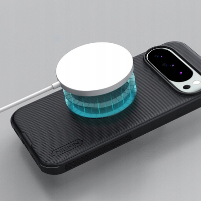 Футрола за телефон Nillkin Super Frosted Shield Pro за Google Pixel 10 Pro XL, магнетна, PC TPU, црна