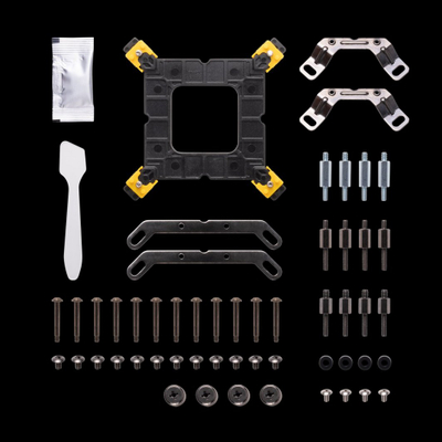 Ftohës uji për CPU Gamdias Aura GL360, radiator 360mm, RGB, i zi