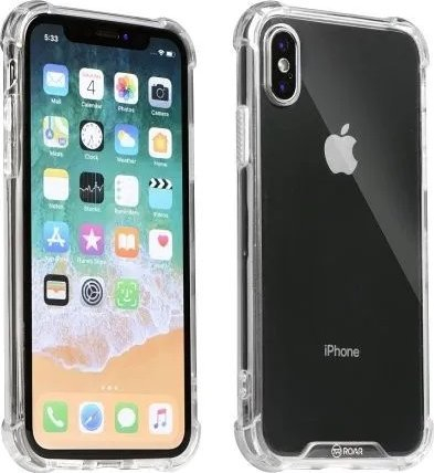Futrollë Roar Futera Armor Jelly për iPhone 14 Pro, kundra goditjeve, transparente
