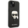 Mbulesë telefoni Karl Lagerfeld PU Saffiano Karl Head për iPhone 14, e zezë