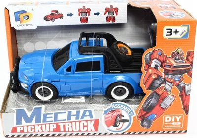 Lodër kamionçinë Mecha Pickup Truck Dade Toys, që kthehet në robot, 3+, blu