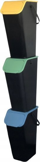 Kosh mbeturinash Bini Yellow, 35L, me filtër aromatik, i verdhë