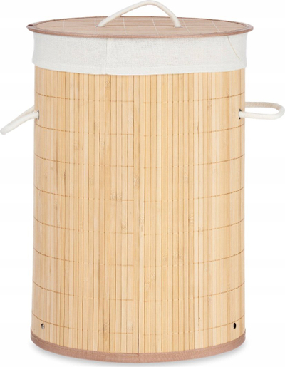 Shportë rrobash Kipit COMFY PLACE, 48 l, bambus, bezhë