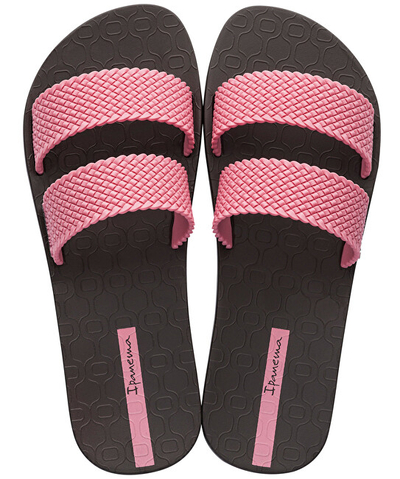 Papuçe Ipanema 26223-21312, kafe/rozë 38