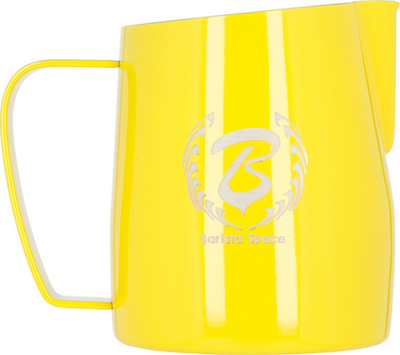 Kanjë qumështi Barista Space, teflon, 450ml, e verdhë