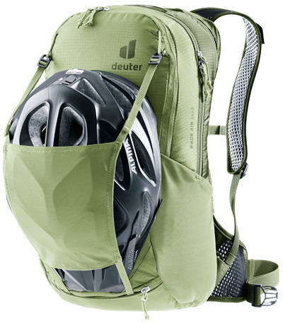 Çantë shpine çiklizmi Deuter Race Air 14+3, 17L, sistem Aircomfort, jeshile