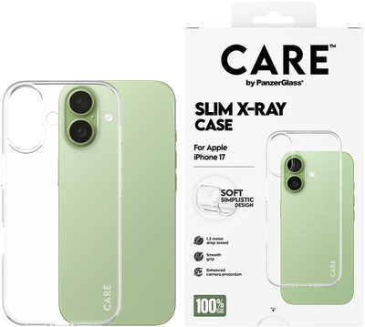 Klloqkë PanzerGlass X-Ray për Apple iPhone 17, transparente