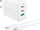 Karikues muri Acefast A13, 65W, 2x USB C 1x USB A, i bardhë