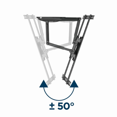 Mbajtëse për TV Gembird WM-75ST-01, 32-75", 45kg, VESA 600x400, e zezë