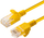 Kabllo rrjeti Microconnect V-UTP6A0015Y SLIM, Cat6a, 0.15m, e verdhë