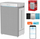 Pastrues ajri me lagështues Webber AP9750, Smart WiFi, 57 m², gri e argjendtë