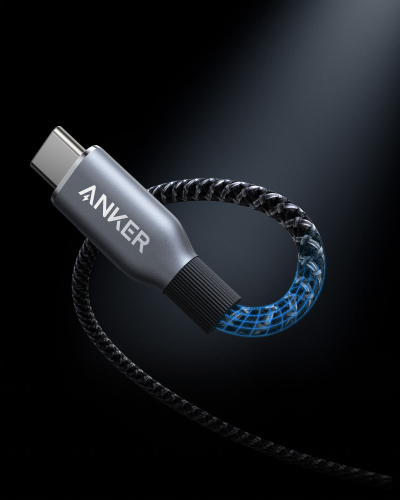 Kabllo Anker Prime USB C në USB C, 240W, 1.8m, e gërshetume