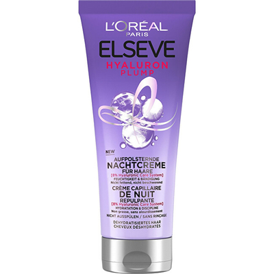 Krem për flokë L´Oréal Paris Elseve Hyaluron Plump (Plumping Night Cream) 200 ml