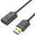 Kabëll USB 3.0 AM-AF Unitek,0.5m; Y-C456GBK