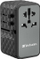 Adaptor udhëtimi Verbatim UTA-06 GaN III, universal, 100W, USB-C USB-A