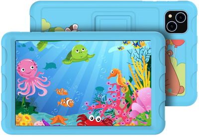 Tablet për kalamaj iGET SMART W8 Kids, 8", 4GB 64GB, blu
