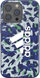 Këllëf telefoni Adidas SP Snap Case Leopard, për iPhone 13 13 Pro 6.1", blu leopard