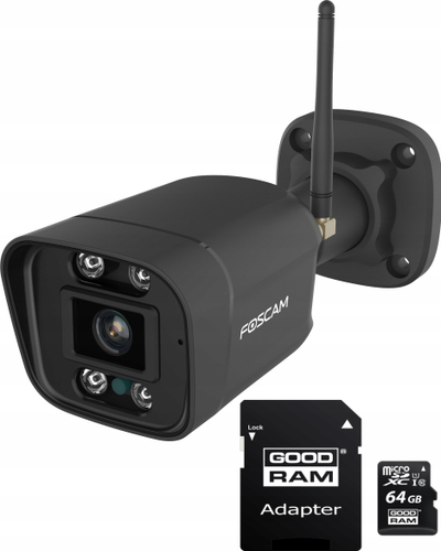 Камера за безбедност Foscam V5P B, бежична, Full HD, црна