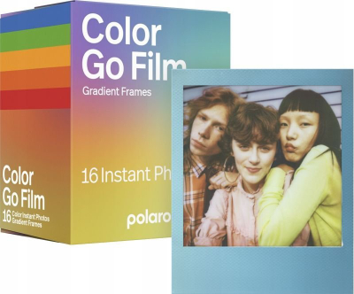 Film fotografik Polaroid Go Color, Gradient Frame, 16 foto, shumëngjyrësh