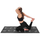 Tapet yoga ENERO FIT, i palosshëm, 170x60 cm, 5 mm, i zi