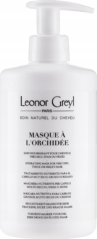 Maskë flokësh Leonor Greyl Masque À L'orchidée, hidratuese, për flokë shumë të thatë dhe kaçurrela, 500 ml