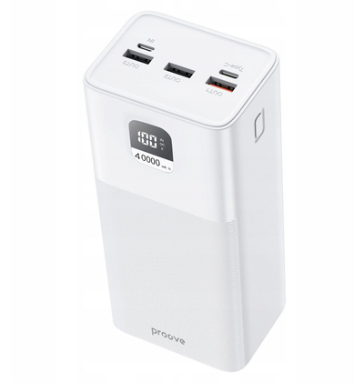 Power bank Proove Giant PBGI99320002, 40000mAh, 100W, i bardhë