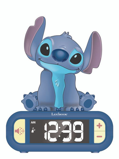 Orë fëmijësh Lexibook Disney Stitch 3D, me dritë nate, shumëngjyrëshe