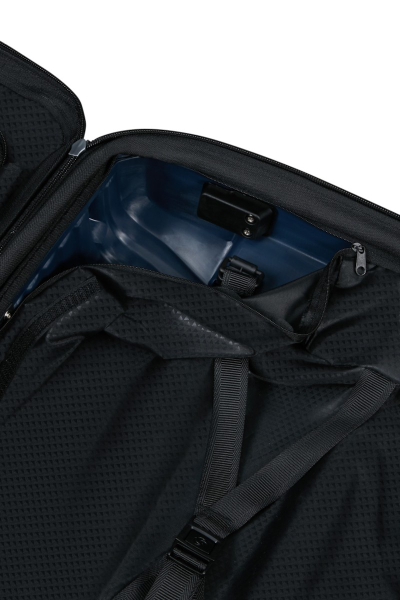 Valixhe Hard Me 4 Rrota Samsonite Upscape 55/20 Ngjyrë Netë Blu