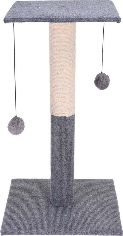 Stolp për gërvishtje për mace Cats Collection, 59 cm, me shtrat edhe me toptha lodër, bezhë