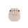 Lodër pelushi Pusheen ulur me donut, 10 cm, gri