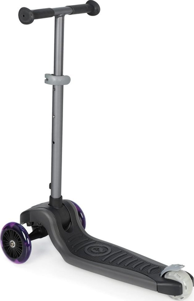 Trotinet balancues Qplay Future Eco, me platformë të gjerë me LED, për kalamaj, lejla