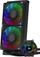 Ftohës uji për CPU Gamdias Chione P3 240U, 240mm, ARGB, i zi