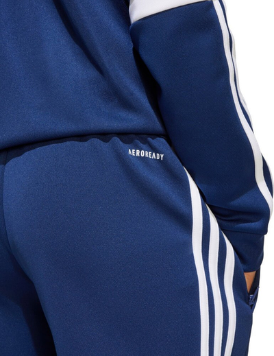 Pantallona stërvitje adidas Squadra 25 Jr JD4799, për kalamaj, poliester i riciklum, të zeza