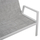 Sofa alumini me jastëkë e bardhë (HM5561.01), bardhë