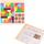 Lojë druri puzzle Pao Pao Z10035, 3 në 1, për kalamaj, shumëngjyrëshe