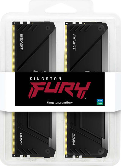 Ram Kingston FURY Beast 32GB DDR4 3733MT/s, RGB, i zi