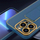 Kuti mbrojtëse me këmbë për iPhone 13 Pro Max, silikoni, e zezë