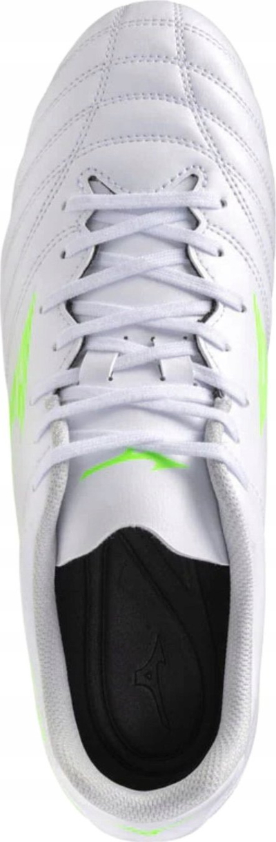 Këpucë futbolli Mizuno Monarcida Neo III Select M P1GA252537, për bar natyral, për burra, të bardha