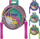 Litar kërcimi Mega Creative String Jump Rope 510765, 230cm, për fëmijë, shumëngjyrësh