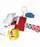 Lojë varëse çelësash Hasbro Mini Keychain Game, për fëmijë 6+, ngjyra të ndryshme