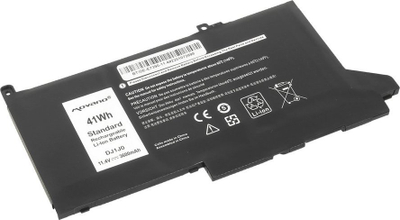 Bateri laptopi Movano MYJ96, 41Wh, 11.4V, e zezë