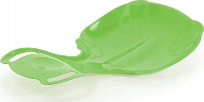 Slitë për fëmijë Prosperplast Polar Bear 1, plastike rezistente, doreza anësore, e gjelbër