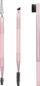 Set furçash për vetulla Real Techniques Brow Styling Set, 3 copë, me mëngë rozë metalike
