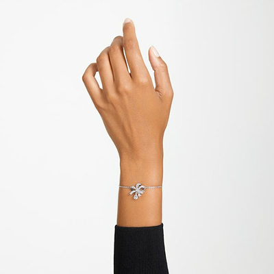 Byzylyk për femra Swarovski Volta 5647581, i argjendtë