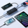 Powerbank Baseus Lipow, 10000mAh, 22.5W, me dy kabllo të integruara, me ekran, i zi