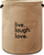 Shportë rrobash Zeller Laundry Basket, jute dhe poliester, 40x50 cm, kafe natyrale