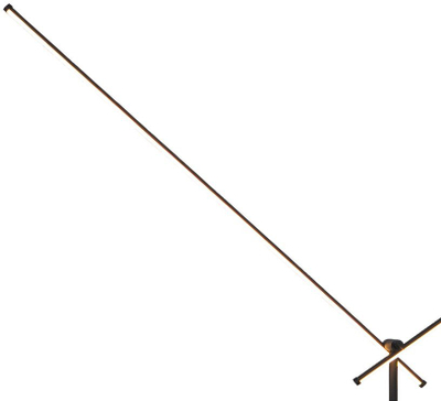 Lampë dyshemeje Domoletti Tanger CL23018-2F, LED, 170 cm, e zezë