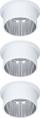 Spot tavani Paulmann Gil Coin 3StepDim, LED 3x6W, 2700K, e bardhë mat hekuri